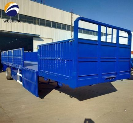 JOST King Pin 3 άξονας 50 τόνων πλευρική πλάκα φορτηγό ημιπροκατασκευή με ανυψωτικό πλευρικό τοίχωμα