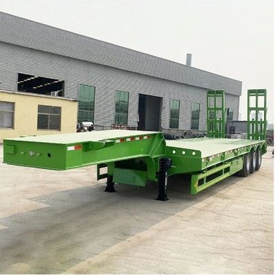 Μέγιστο ωφέλιμο φορτίο 30000 kg Ημιαμοκίνητο για μεταφορά εξοπλισμού εκσκαφής και κατασκευής