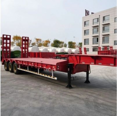 Μέγιστο ωφέλιμο φορτίο 30000 kg Ημιαμοκίνητο για μεταφορά εξοπλισμού εκσκαφής και κατασκευής