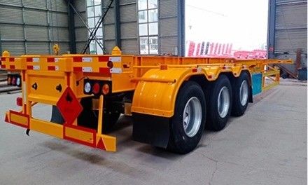 2 ή 3 άξονες 40ft μεταφοράς εμπορευματοκιβωτίων ημισυρτηγάκι με JOST 2&quot; 50mm ή 3,5&quot; 90mm King Pin