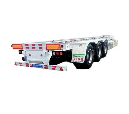 Wosheng 3 άξονας 20FT 40FT κοντέινερ σκελετός ημικυριόδρομο για μεταφορά κοντέινερ