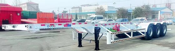 Wosheng 3 άξονας 20FT 40FT κοντέινερ σκελετός ημικυριόδρομο για μεταφορά κοντέινερ