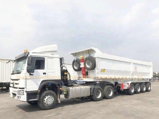 Q345B/T700 Χάλυβα κύρια δέσμη υδραυλικό φορτηγό παρασυρόμενο ημιτελόνι για βαριές ανάγκες