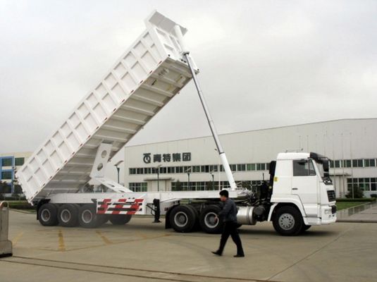 Q345B/T700 Χάλυβα κύρια δέσμη υδραυλικό φορτηγό παρασυρόμενο ημιτελόνι για βαριές ανάγκες