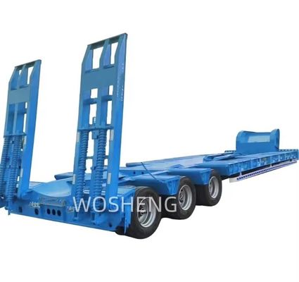 Wosheng 13/16/20 τόνων 3 άξονες χαμηλόκρεμασμένο ημιπροκατασκευαστικό για τη μεταφορά βαρέων φορτωτών
