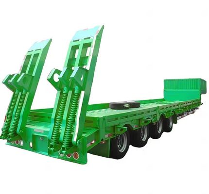 Μεταφορές βαρέων εξοπλισμού Wosheng Low Boy Truck Trailers με 3/4/5/6/7 Άξονες