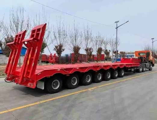 Μεταφορές βαρέων εξοπλισμού Wosheng Low Boy Truck Trailers με 3/4/5/6/7 Άξονες