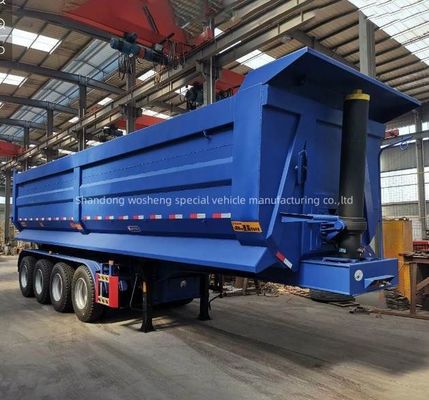 Μέγιστο ωφέλιμο φορτίο 30000 kg Ημι-ρυμουλκούμενο πίσω ρυμουλκούμενο για τις ανάγκες σας