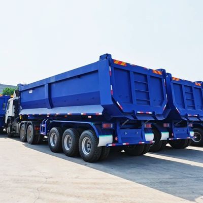 Μέγιστο ωφέλιμο φορτίο 30000 kg Ημι-ρυμουλκούμενο πίσω ρυμουλκούμενο για τις ανάγκες σας