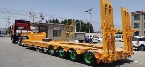 FUWA/JOST/WOSHENG Αεροδρόμιο χαμηλής κλίμακας ημιπροκατασκευή για τη μεταφορά μεγάλων μηχανημάτων