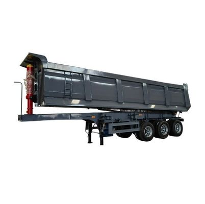 Τροχαίο ρυμουλκούμενο 3/4 άξονας 24-55CBM πίσω ντάμπινγκ ημι-ρυμουλκούμενο με προηγμένη τεχνολογία
