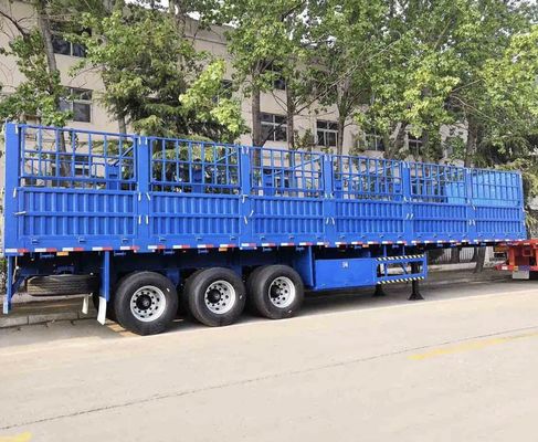 3 άξονες 4 άξονες 12 τροχούς 40-80T Φράχτης ημιπροσανατολισμός για τη μεταφορά ζώων και φορτίων