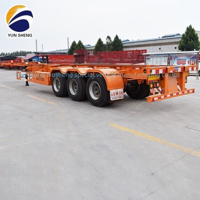 12R22.5*12pcs 3άξονα Σκελετό ημιπροκατασκευή 7 τόνων Tare Βάρος 12,85 x 2,61 x 1,55 μέτρα