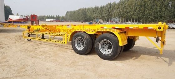 Wosheng Best 2 Axle 20FT 40FT Container Skeleton Semi Trailer για μεταφορά εμπορευματοκιβωτίων