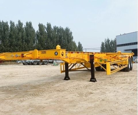 Wosheng Best 2 Axle 20FT 40FT Container Skeleton Semi Trailer για μεταφορά εμπορευματοκιβωτίων
