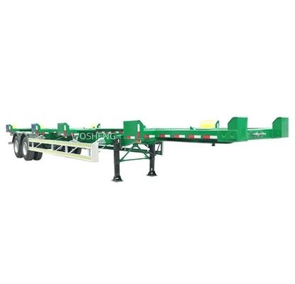20/40FT Terminal Port Container Skeleton Semi-Trailer για μεταφορά εμπορευματοκιβωτίων 20/40FT