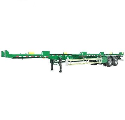 20/40FT Terminal Port Container Skeleton Semi-Trailer για μεταφορά εμπορευματοκιβωτίων 20/40FT