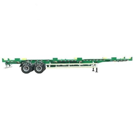 20/40FT Terminal Port Container Skeleton Semi-Trailer για μεταφορά εμπορευματοκιβωτίων 20/40FT