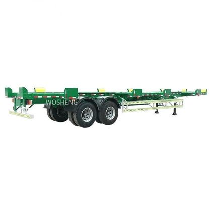 20/40FT Terminal Port Container Skeleton Semi-Trailer για μεταφορά εμπορευματοκιβωτίων 20/40FT