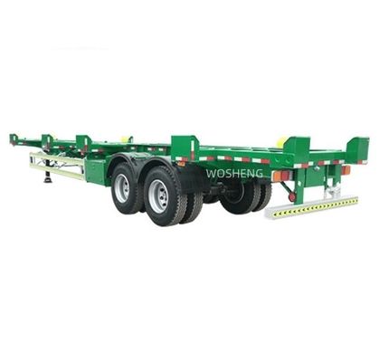 20/40FT Terminal Port Container Skeleton Semi-Trailer για μεταφορά εμπορευματοκιβωτίων 20/40FT