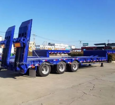3 άξονες χαμηλό κρεβάτι ρυμουλκούμενο 12500/13000/14000/16000x2500/3000x1100/3300mm Χάλυβα