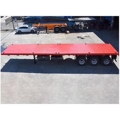 Προσαρμοσμένο 3/4 Άξονες 40FT κοντέινερ Flatbed Semi Trailers με εγγύηση και παράδοση