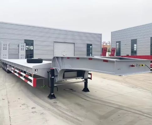 Προσαρμόσιμος 13000x2500x1100 4 άξονες Lowboy ημιπροκατασκευή για τη μεταφορά βαρέων εξοπλισμού