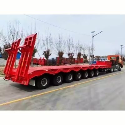 70 80 τόνων Επεκτάσιμο ημιρυμουλκούμενο Lowboy για τη μεταφορά βαρέων εξοπλισμού στην καλύτερη περίπτωση