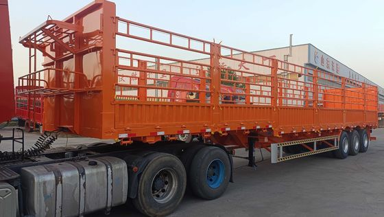 40-100 τόνους Ηλεκτρονική πτώση πλάι τοίχος ανοιχτό ζωοτροφικό λαχανικό φράχτη φορτηγό φορτίο ημιπροωθητήρα