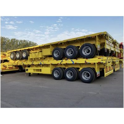 12R22.5 40/45ft 60 τόνων πλατύποδης ημιτροχόσπιτος χάλυβα κοντέινερ