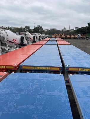 Πώληση 3/4 άξονας 20T-80T Tare βάρος επίπεδο δεξαμενόπλοιο ημικυριόδρομο για εντός του προϋπολογισμού