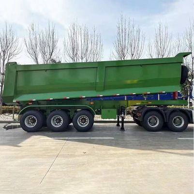 ShanDong WS 3 άξονες 20-100 τόνους πίσω κατεβάστρα υδραυλικά ρυμουλκούμενα χάλυβα υλικό πίσω απορριμμάτων ημιρυμουλκούμενα