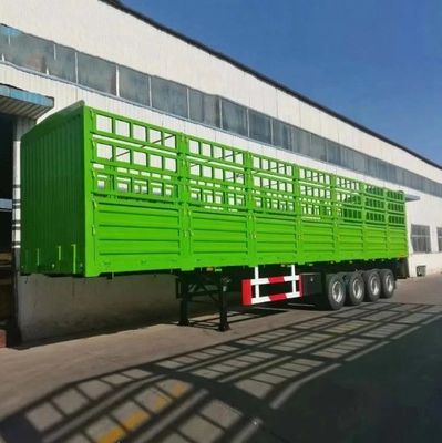 28 τόνων βαρύ φορτίο 3 άξονας WS πλευρικός φράχτης με τοίχωμα ημιπροσανατολισμού για μεταφορά ζώων