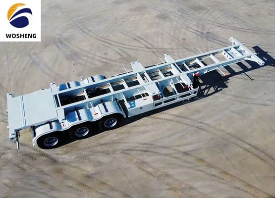 Απαιτήσεις του πελάτη 40ft κοντέινερ σκελετό ημικυριό για τις ανάγκες μεταφοράς κοντέινερ
