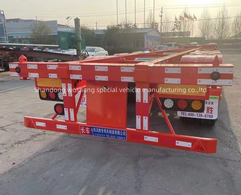 Απαιτήσεις του πελάτη 40ft κοντέινερ σκελετό ημικυριό για τις ανάγκες μεταφοράς κοντέινερ