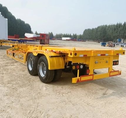 20FT 40FT 48FT 53FT Σκελετό Semi Trailers Truck Trailers με 12380*2480*1550mm Μέγεθος