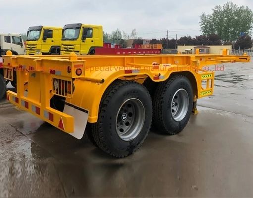 20FT 40FT 48FT 53FT Σκελετό Semi Trailers Truck Trailers με 12380*2480*1550mm Μέγεθος