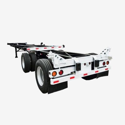 Τροχαίο τροχόσπιτο 20ft 40ft 45ft 12 Sets Twist Lock Σκελετό ημιτροχόσπιτο για κοντέινερ