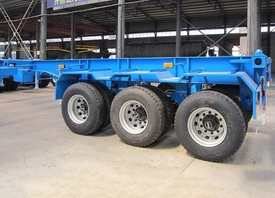 20Ft 40Ft 2 Άξονα Κωνσταντίνου 3 Άξονα Σκελετό Semi Trailers Ιδανικό για τις ανάγκες φορτηγών σας