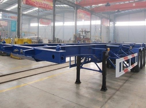 20Ft 40Ft 2 Άξονα Κωνσταντίνου 3 Άξονα Σκελετό Semi Trailers Ιδανικό για τις ανάγκες φορτηγών σας
