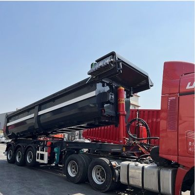 Μέγιστο ωφέλιμο φορτίο 30000 kg Σχήμα U πίσω φορτηγό απορριμμάτων ημιπροσανατολισμός προσανατολισμός φορτηγό προσανατολισμός