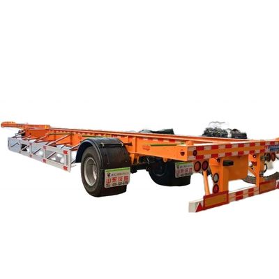 28ton/pc Ελαφρύς ελαφρύς εξάπλωση σκελετός ημικυριόδρομο για την ευέλικτη μεταφορά εμπορευματοκιβωτίων