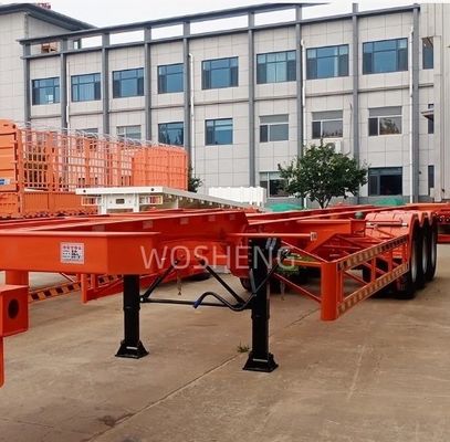 28ton/pc Ελαφρύς ελαφρύς εξάπλωση σκελετός ημικυριόδρομο για την ευέλικτη μεταφορά εμπορευματοκιβωτίων