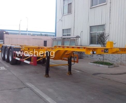 28ton/pc Ελαφρύς ελαφρύς εξάπλωση σκελετός ημικυριόδρομο για την ευέλικτη μεταφορά εμπορευματοκιβωτίων