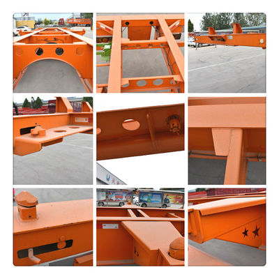 JOST 2&quot; 50mm ή3.5&quot; 90mm King Pin 40ft Container Truck Trailer Skeleton Semi Trailer