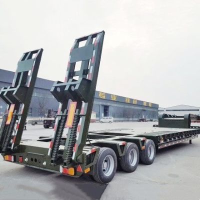 120T χωρητικότητα χαμηλής χωρητικότητας φορτηγό με κάλυψη ημιπροσανατολισμού Αεροκίνητο ή μηχανικό με εγγύηση