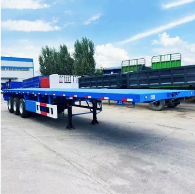 13ton*3 Άξονες Flatbed Semi Trailer για το πιο δημοφιλές 20FT 40FT 45FT Container Chassis