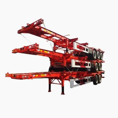 Μεταφορά 40ft Κωντέινερ με πάχος 90 w mm*13/16 mm*10 στρώμα Ελαφρύ άνοιγμα Semi-Terrailer