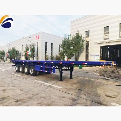 Ανθεκτικό 40ft 20ft κοντέινερ κανονικό χύδημα φορτίο επίπεδο ημιτελή ρυμουλκούμενο για μεταφορά