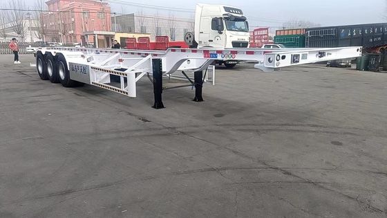Τύπος 2 Άξονας 3 Άξονας 4 Άξονας 60T Χρήσιμο φορτίο Σκελετό ημικυκλώματος για 20ft 40ft κοντέινερ